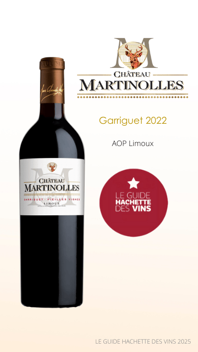 GUIDE HACHETTE 2025_CHATEAU_MARTINOLLES_GARRIGUET 2022 AOP LIMOUX