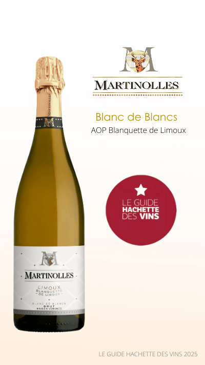 GUIDE HACHETTE 2025_CHATEAU_MARTINOLLES_BLANC DE BLANCS AOP BLANQUETTE DE LIMOUX